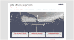 Desktop Screenshot of mbaadmissionsadvisors.com